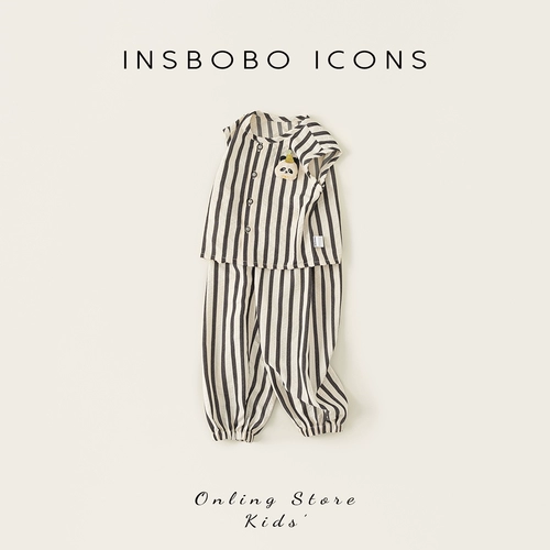 Детская летняя одежда, летняя одежда для мальчика, комплект, детская одежда