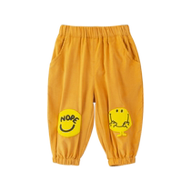 Boys pants spring new style 1 to 3-year-old childrens leggings handsome harem pants carrot pants casual pants for going out