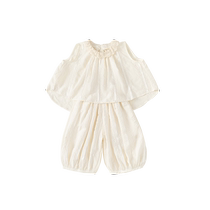 INSbobo girls summer clothing childrens suit sleeveless summer new vest two-piece set solid color childrens clothing womens style