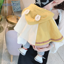 Baby little cape cloak spring dress baby out windbreak shawl baby windshield jacket childrens spring and autumn clothes