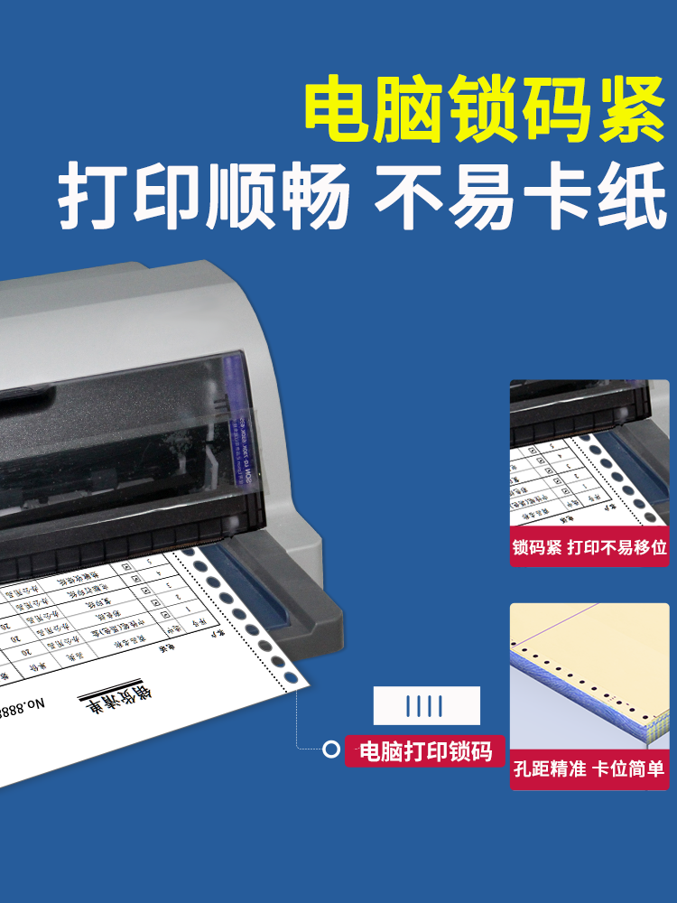 Morning Light Dot-Matrix Computer Printing Paper, Three-Part, Two-Part, Four-Part, Five-Part, Six-Part, One-Part, Three-Part, 3-Part, 2-Part, Delivery and Receipt Invoices, 1000 Pages, 10 Boxes, 241-1-2-3, Special for Accounting and Bookkeeping