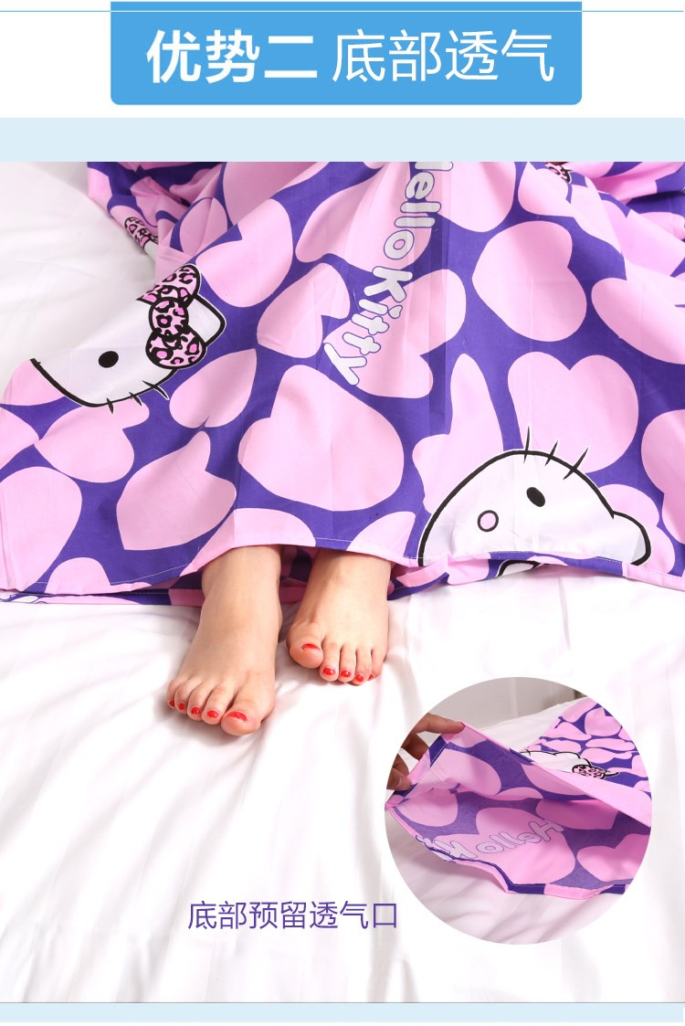 Du lịch và ở khách sạn người lớn với túi ngủ bẩn cotton dành cho người lớn đôi du lịch khách sạn trong nhà tấm di động - Túi ngủ cá mập túi ngủ