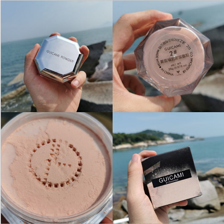 Net Red style Cosmetic Honey Powder Lasting Moisturizing Waterproof Without Makeup Control Oil Flawless Pink Goodnight Powder Student Rihanna