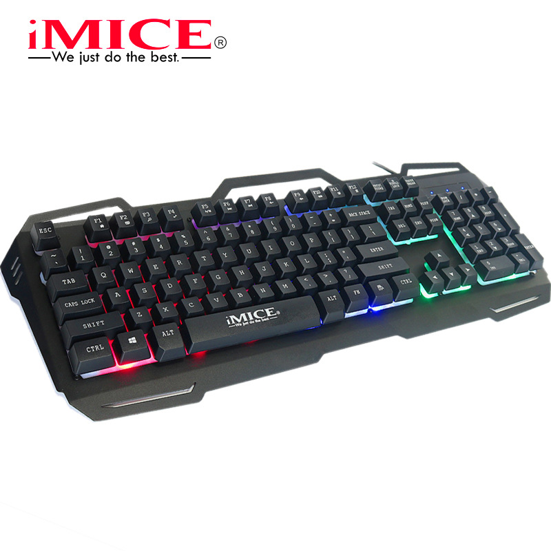 Cable Desktop Pen Electric Metal Backlight Eat Chicken Game Office Key Rat Sleeve Suspended Hair Photoelectric Arena