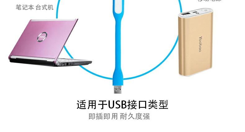 Led cầm tay nhẹ usb ánh sáng mắt mini đêm ánh sáng điện thoại di động sạc điện máy tính bàn phím ký túc xá thanh ánh sáng - USB Aaccessories dây micro usb