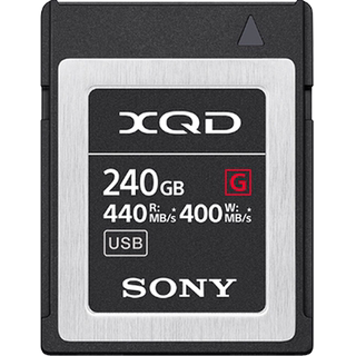 Sony 240g xqd memory card 440m/s for fs7 professional camera nikon d850 slr camera