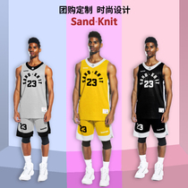 2021 summer American basketball suit mens jersey custom uniform vest training uniform basketball team uniform