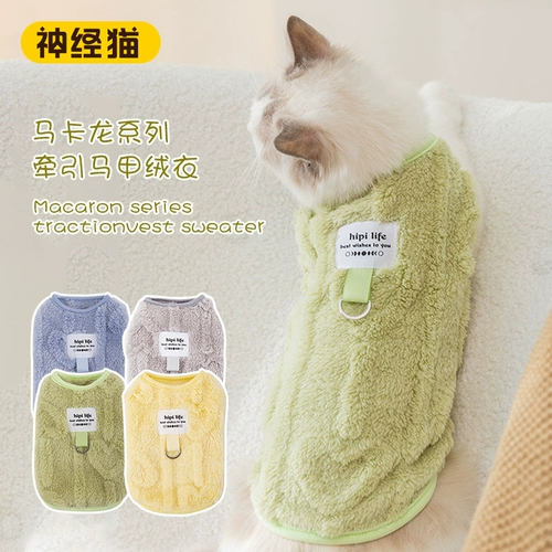 Милый котенок макарон серии