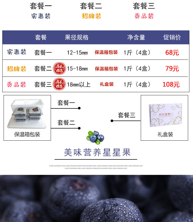 丹东 新鲜蓝莓鲜果 500g 现摘现发 图5