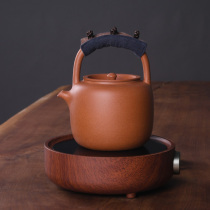 Songlinwai Yixing Purple Sand tea purple sand pot 1000ml downhill mud handmade kettle electric pottery stove open flame