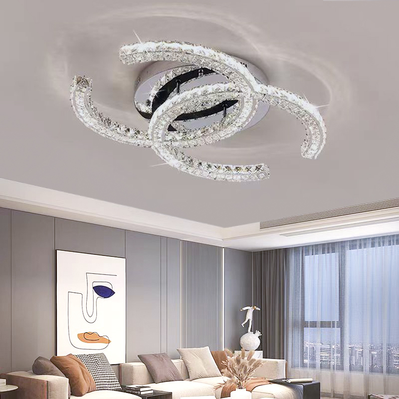 Master Bedroom Crystal Ceiling Lamp, High-End Feel, Room Dressing Room, 2025 New Model, Internet Celebrity Girl Crystal Light Luxury Lighting Fixtures Master Bedroom Crystal Ceiling Lamp, High-End Feel, Room Dressing Room, 2025 New Model, Internet Celebrity Girl Crystal Light Luxury Lighting Fixtures