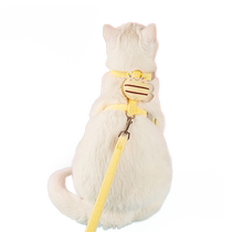 (Self-operated) Cat leash I-shaped harness for cats when going out special anti-breakaway cat chain supplies