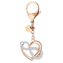 (self-employed) Swarovski Swarocene Chic key buckle Love and timeless gift bag accessories to send girlfriend