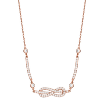 (Self-operated) Zhou Yutong’s same style Armani INFINITY LOVE infinite love series necklace women’s gift