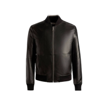 (self-employed) Bally Bally Early Spring new mens goat leather long sleeve leather jacket jacket 6305470