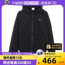 (自营)NIKE耐克女子摇粒绒外套冬季新款保暖连帽夹克FB5639-010