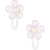 (Self-operated) OSEWAYA beaded flower ear clips for women without pierced ears summer fresh and versatile earrings 1 pair
