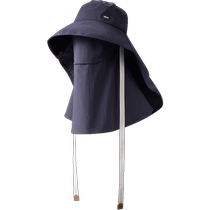 (Self-operated) Japanese OBSU functional outdoor fisherman hat with sun protection and UV protection folding sun hat with large brim