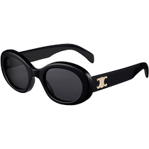 (Self-operated) Celine sunglasses female LISA same style Arc de Triomphe LOGO oval CL40194U sunglasses