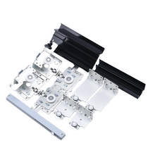 Top large wardrobe with sliding door wheel cabinet external hanging wheel hanging sliding door wheel wardrobe cabinet pulley black track