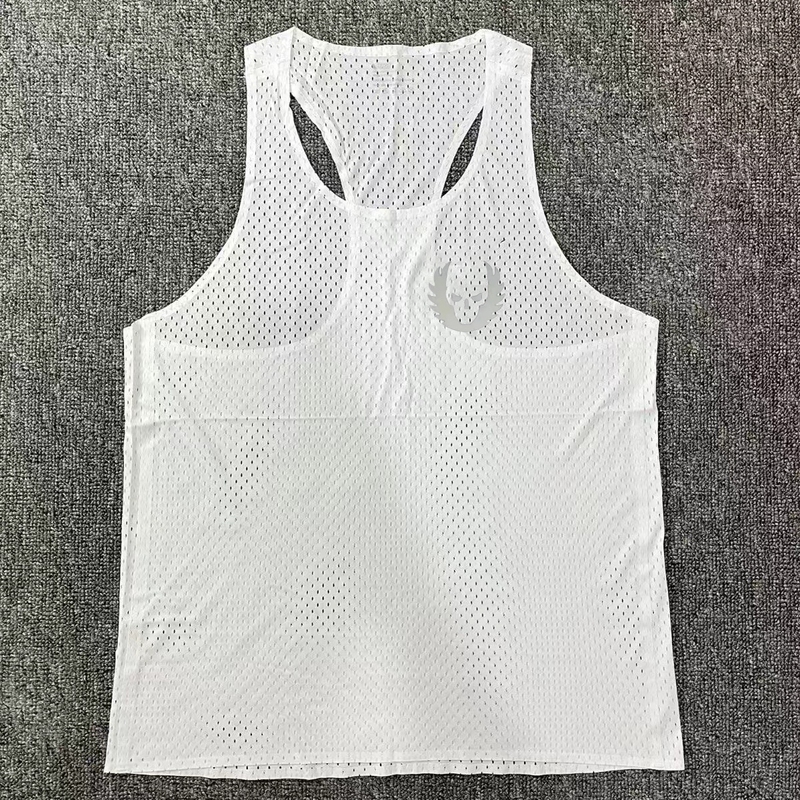 Running Sports Quick-Drying Mesh Vest Summer Sleeveless Marathon Vest Shorts Two-Piece Set Running Sports Quick-Drying Mesh Vest Summer Sleeveless Marathon Vest Shorts Two-Piece Set