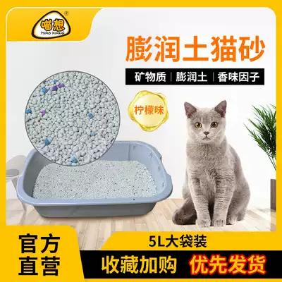 Bentonite cat litter 5L deodorizing Group cat sand bentonite low dust all age group cat supplies