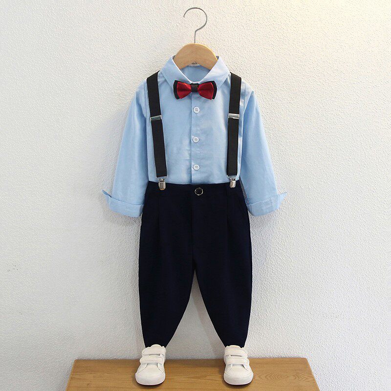 Handsome boy dress Spring and autumn piano plays children's little suit flower suit for wedding dress long sleeve suit