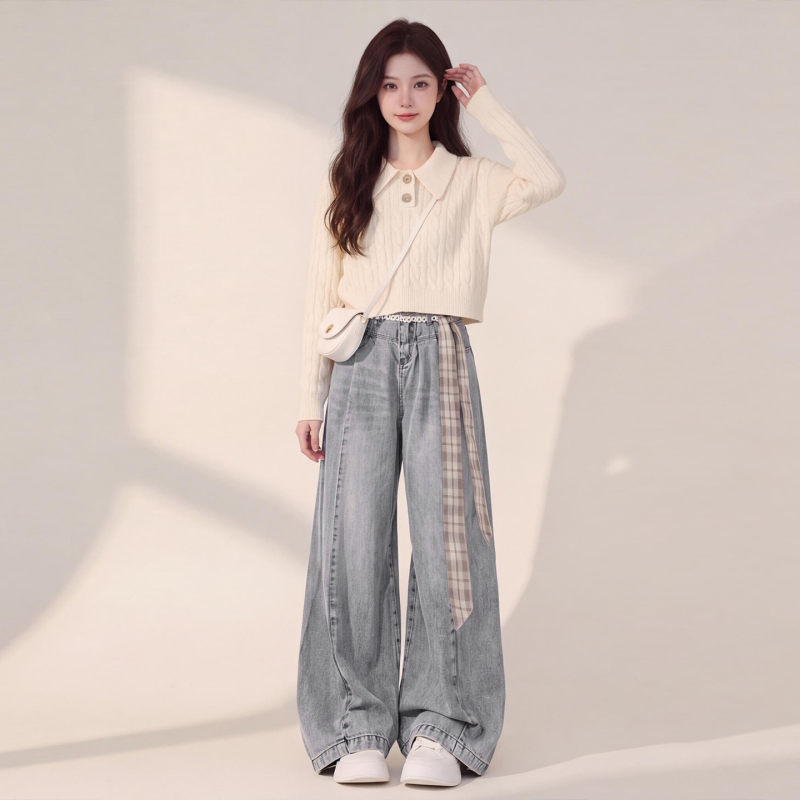 Korean Chic Early Autumn Outfit: Polo Collar Pullover Sweater 2026, Very Stylish Autumn Knitwear with a High-End Feel Korean Chic Early Autumn Outfit: Polo Collar Pullover Sweater 2026, Very Stylish Autumn Knitwear with a High-End Feel
