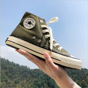 经典款百搭情侣1970s复刻黑色高帮板鞋