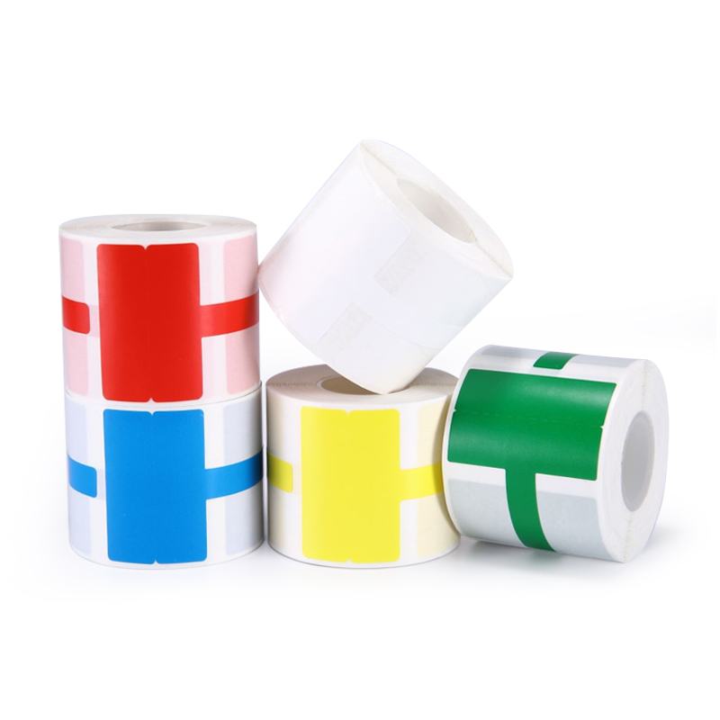 Seichen B32 z401 cable label paper knife type p type network cable label sticker waterproof network communication machine room wire fiber label sign machine printing paper red yellow blue green white pp synthetic paper-Taoba