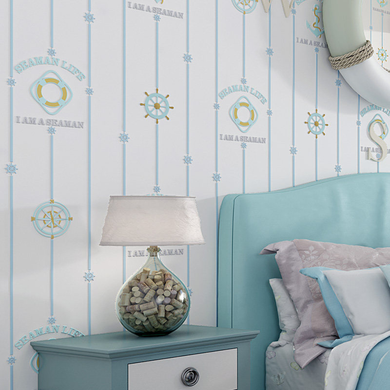 Wallpaper Self-Adhesive Cosy Children Room Trim Stickers Solid Wall Stickler Bedroom Wall Renovated Dorm Background Wall Wallpaper