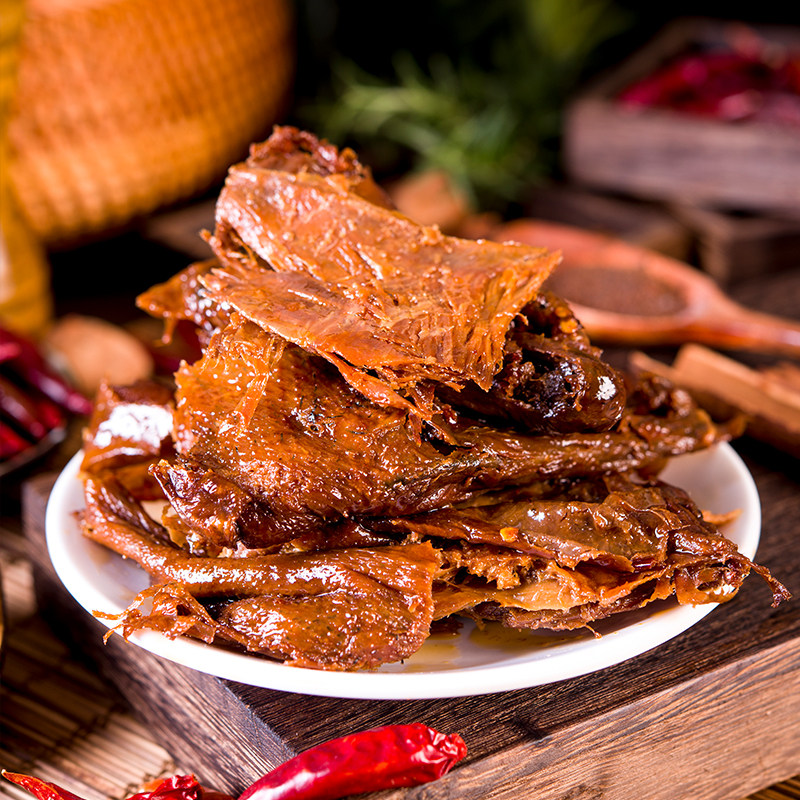 Cool Feile Freshly Chopped Spicy Duck Meat, Spicy Hand-Shredded Duck Snack, Spicy Snack, Ready-To-Eat Snack, Hunan Specialty 82g