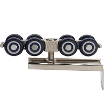 Silent balcony sliding door pulley sliding door slide rail hanging wheel glass wooden door track hanging rail pulley 8-wheel hanging pulley