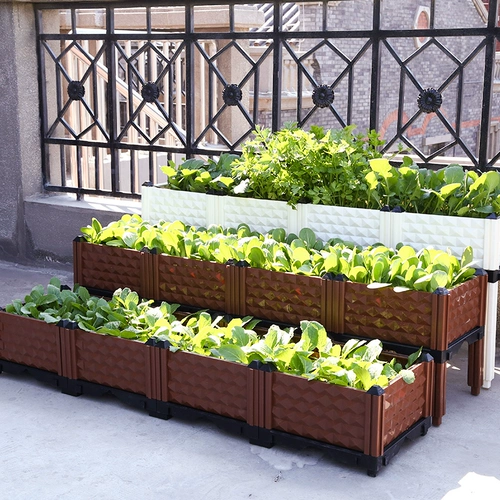 魔豆菜园 30 см тип посадки коробки аксессуары компоненты балконы посадка коробки посадка растительного бассейна верхний цветочный впадина