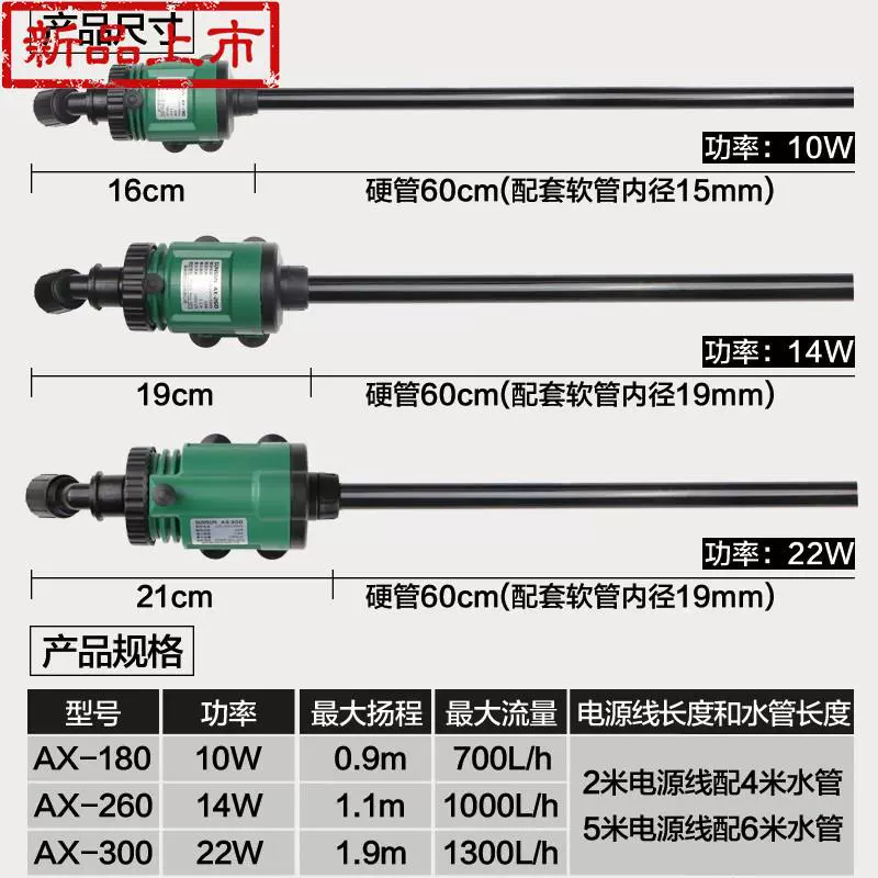 R máy hút rác phân chuồng nước thải bơm hút bơm bơm cá cá ao koi dụng cụ làm sạch bể bơi - Phần cứng cơ điện