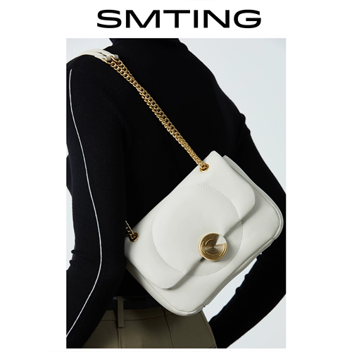 Кожаная цепь, сумка подмышку, сумка через плечо, сумка на одно плечо