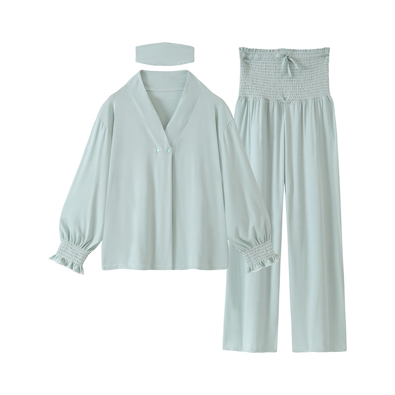Modal Maternity Pajamas for Women, Spring and Autumn Cool Nursing Postpartum Clothing, Summer Thin Style Maternity Nursing Loungewear Modal Maternity Pajamas for Women, Spring and Autumn Cool Nursing Postpartum Clothing, Summer Thin Style Maternity Nursing Loungewear