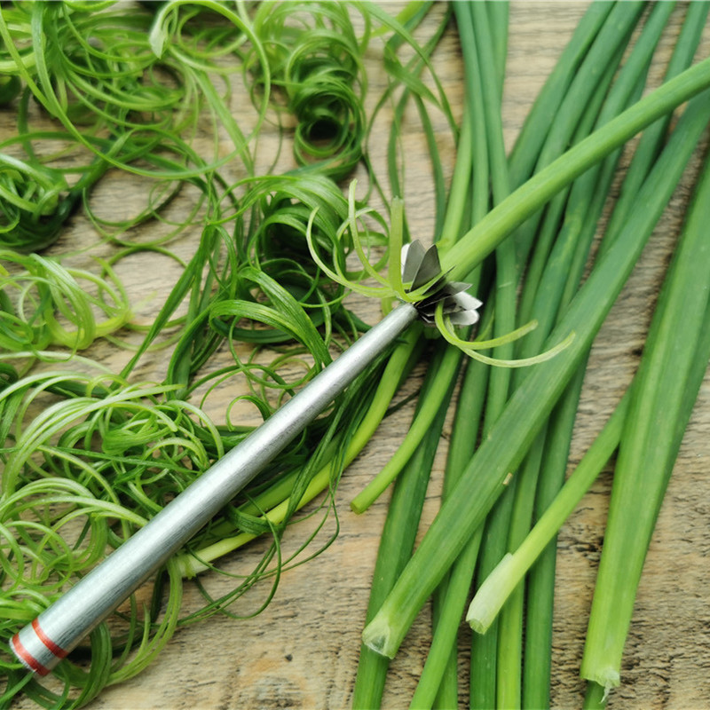 Vietnamese kitchen plum blossom onion shredded knife pull and cut onion shredded artifact cut onion shredded knife ultra-fine onion chopper insert plum blossom onion shredded device