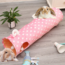 Pet Rabbit Deconsult Toy Rabbit Tunnel Channel Rabbit Shelter From House Small Cohort Dwarf Rabbit Training Drill Hole Toys