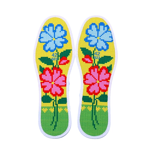 Печать стельки по перекрестке сами вышитые полупрофильные мужчины и женщины, антиджеодорант, пот, пот, вышивка, свадебная семья