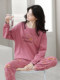 100% Pure Cotton Pajamas for Women, Spring, Autumn and Winter, Round Neck, Long Sleeves, Cartoon Casual Suits, Home Clothes, Can Be Worn Outside
