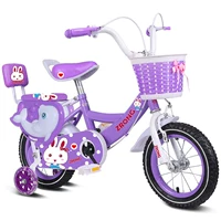 Xe đạp trẻ em 2-5-6-7-8-9-10 tuổi Trẻ em gái đạp xe đạp 3 em bé 4 xe công chúa - Con lăn trượt patinet / trẻ em xe đạp cho bé