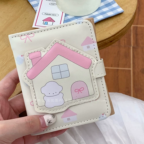 Оригинальный домик, мультяшный бумажник, вместительная и большая сумка, кошелек, картхолдер