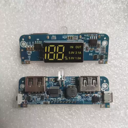 Цифровая дисплей мобильная плата питания 5V2.1a Зарядка сокровищ