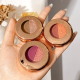 Двухцветный хайлайтер, водостойкая тени для век, портативные блестки для ногтей