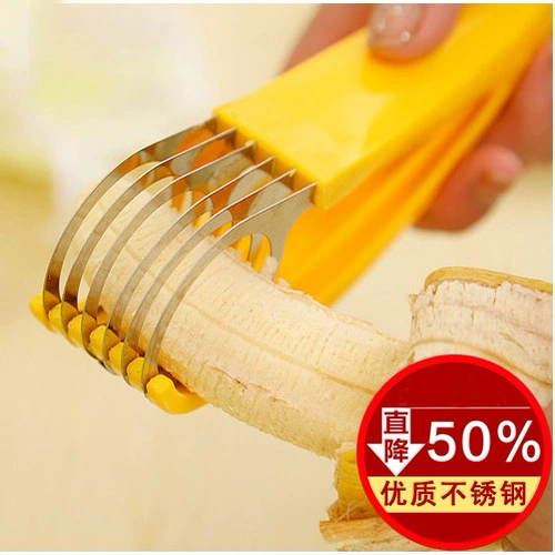 Банановый банановый фруктовый сегмент из нержавеющей стали.