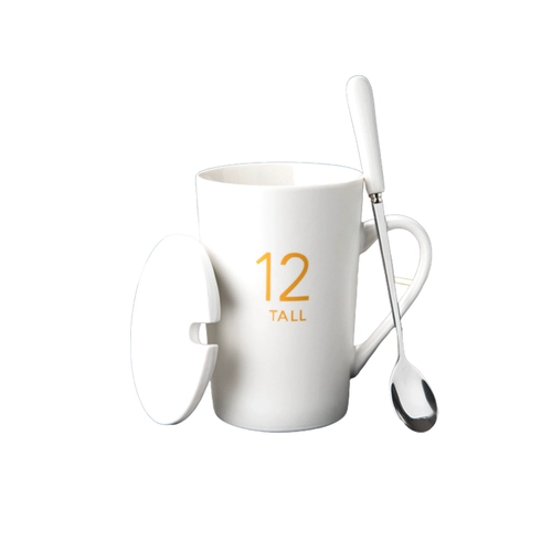 Керамическая крышка для домашнего использования со стаканом подходит для мужчин и женщин для влюбленных, чайная чашка, делается под заказ