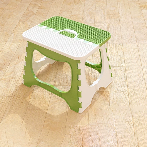 Складной табурет, портативный бытовой пластиковый маленький стул, уличная простая рыбацкая маца, стул для взрослых и детей