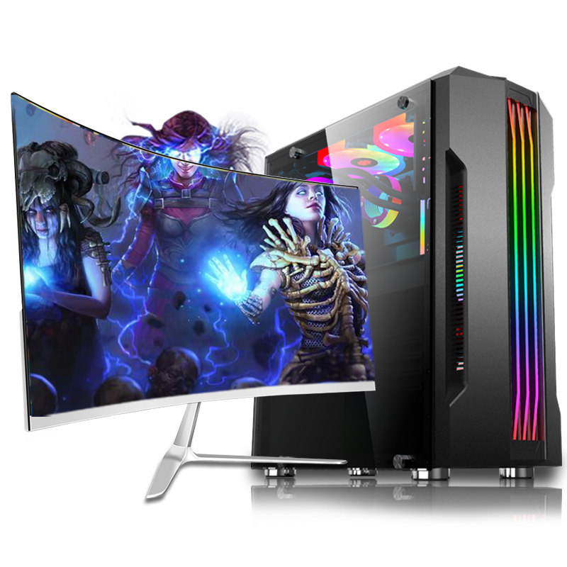 I5 I7六核八核独显吃鸡游戏主机diy台式组装电脑
