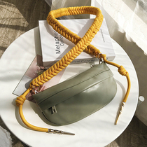 Summer small bag women 2021 New Tide network red explosive niche design sense chest bag women Fashion shoulder bag weaving